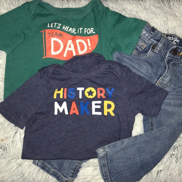 👶🏼 Two onesies and a pair of jeans - Picture 2 of 6